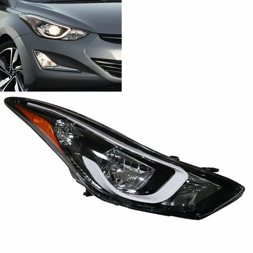 

Headlight for Hyundai Elantra 2014 2015 2016 Factory Passenger RH Side