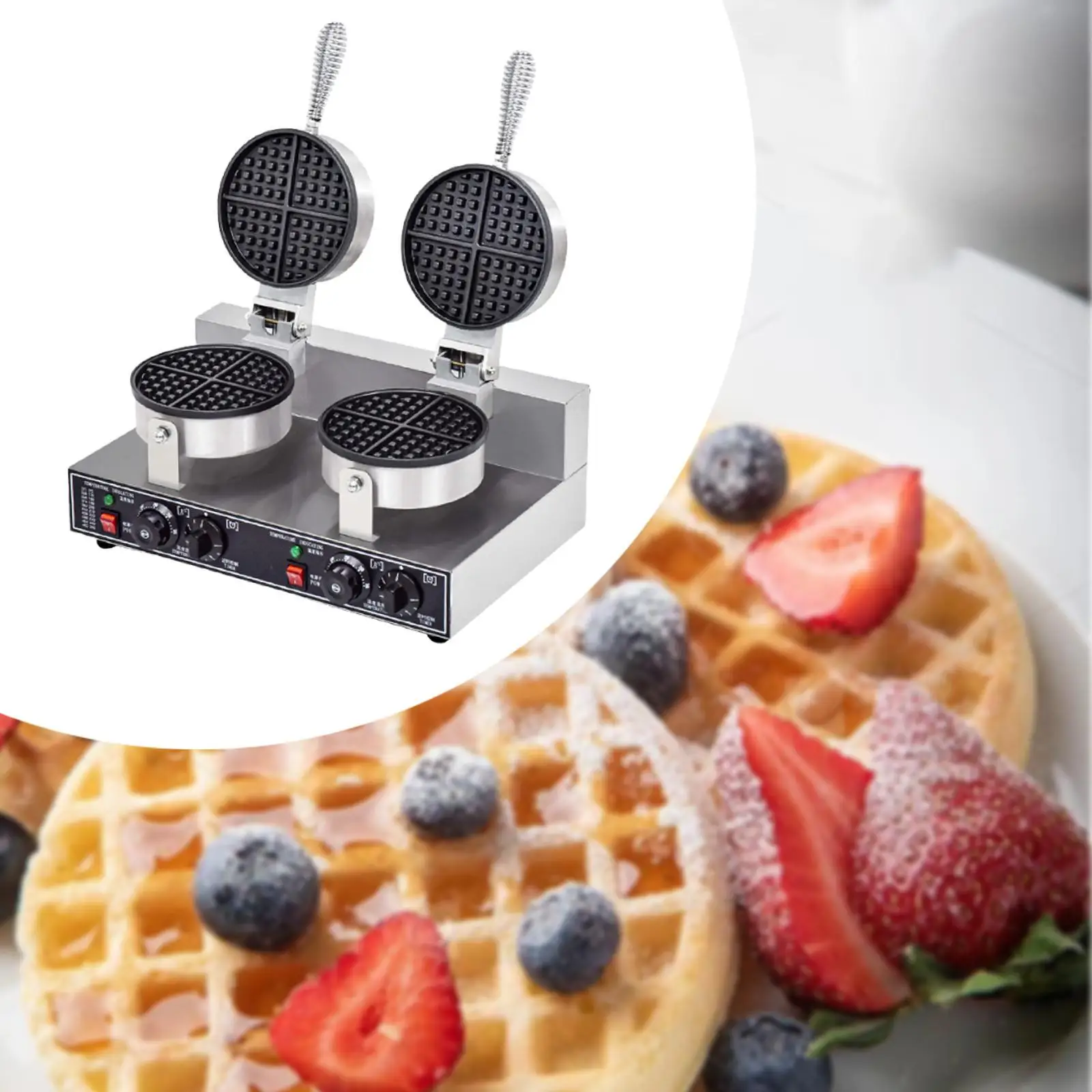 Вафельница, противень, закусочница, двухсторонний нагрев, электрическая машина для завтрака с антипригарным покрытием для шоколадных чипсов, жареных яиц, орехов
