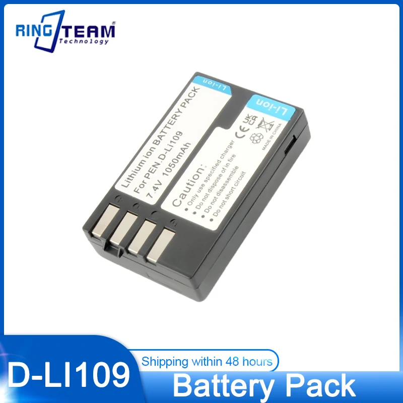 D-LI109 DLI109 D-LI109 Battery Pack for Pentax K-70 K70 K-50 K50 K-30 K30 K-S1 KS1 K-S2 KS2 K-r Kr Digital Cameras