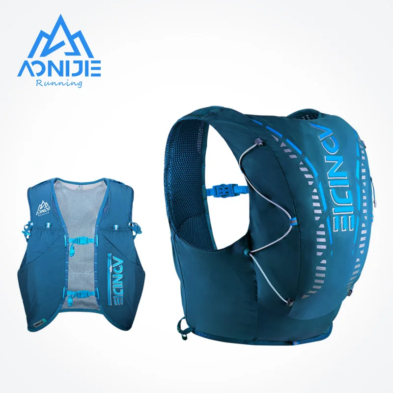 AONIJIE C962S تحديث 12L الرياضة على الطرق الوعرة حقيبة الظهر تشغيل المجموعة المائية سترة لينة للمشي درب ركوب الدراجات سباق الماراثون