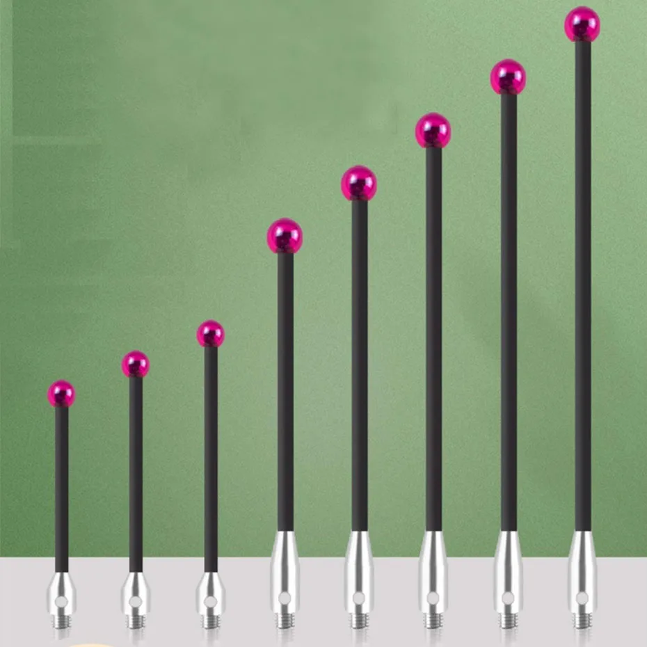 

Three coordinate measuring needle carbon fiber measuring rod M2/M3/M4 threaded ruby ball head probe 4.0/5.0/6.0