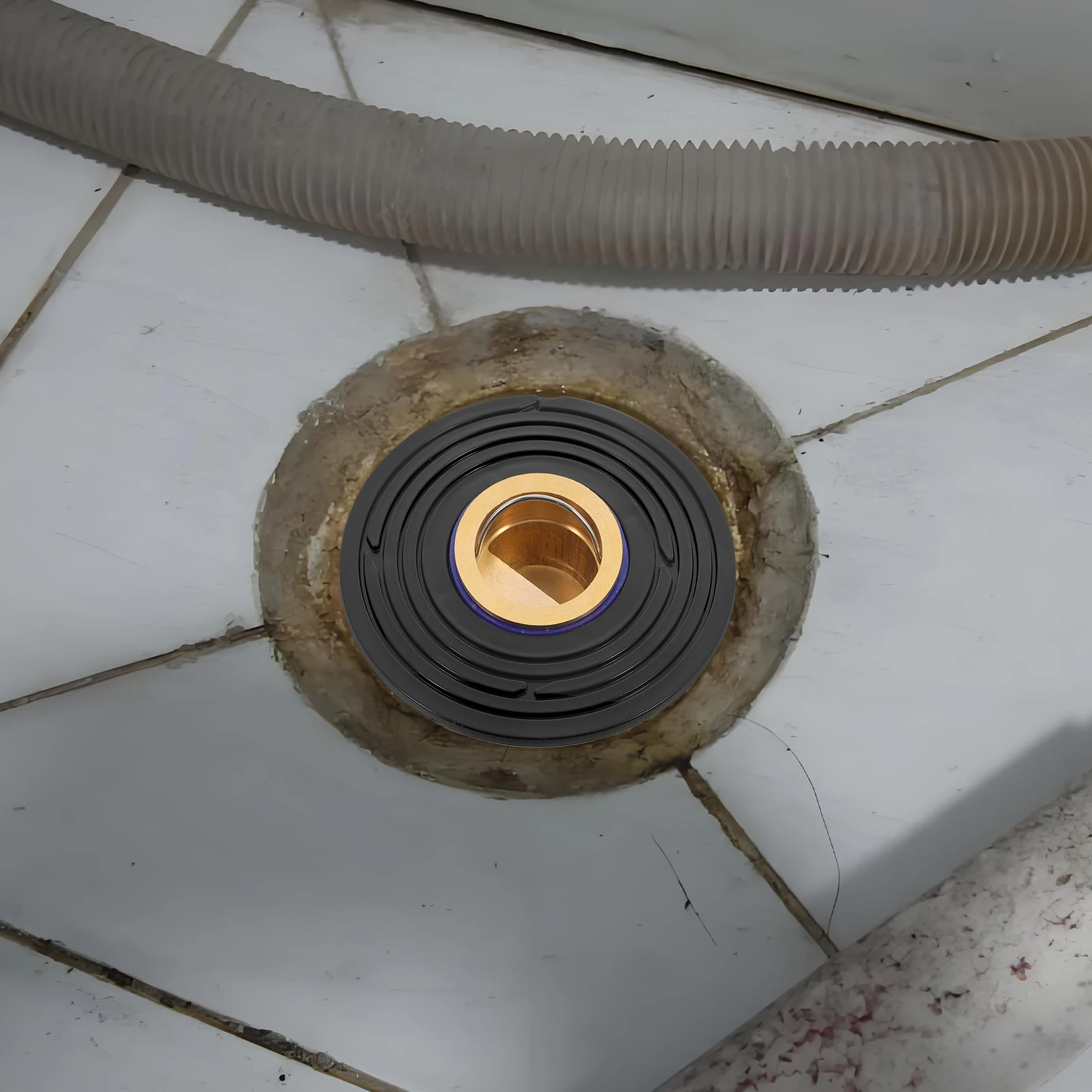

Copper Floor Drain Strainer Cover Anti-Clogging Hair Catcher For Shower Drain Filter Backflow Preventer Durable Sewer Drainage