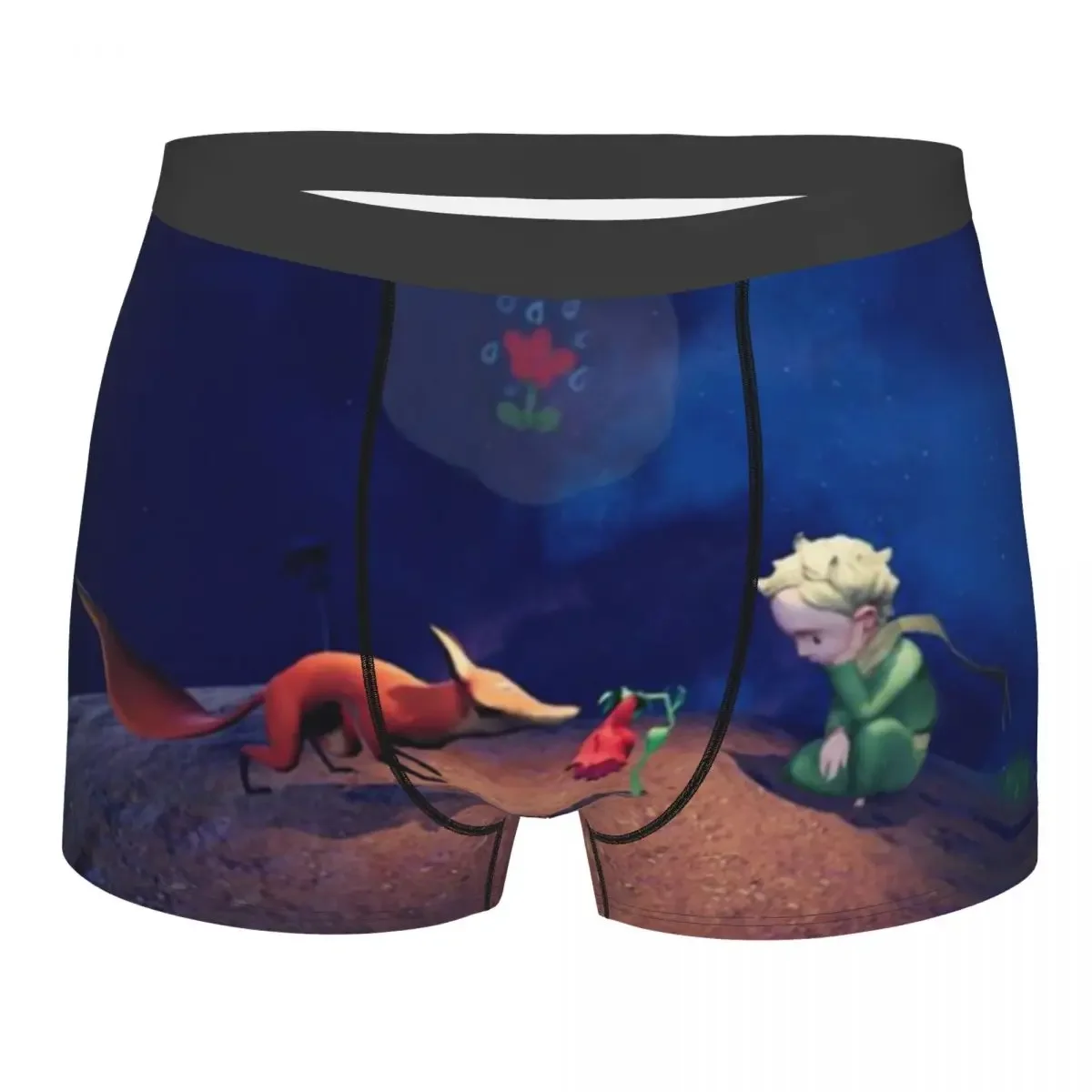 The Little Prince Underwear Male Print Customized Le Petit  Boxer Shorts Panties Briefs Soft Underpants