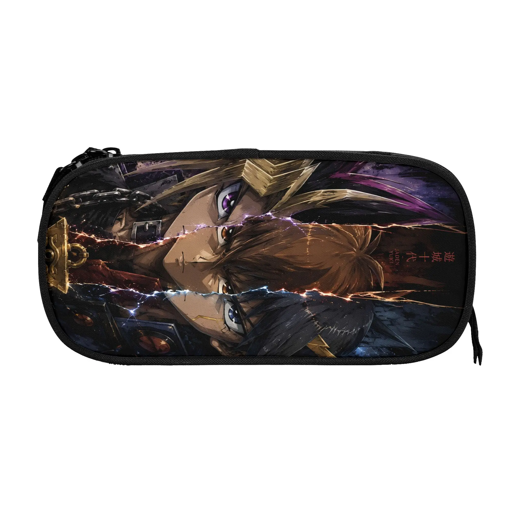 Large Capacity Bags For Child Cartoon Yugiohs Three Protagonists Split Face  Handheld Study Bag For Boys Gilrs Kids
