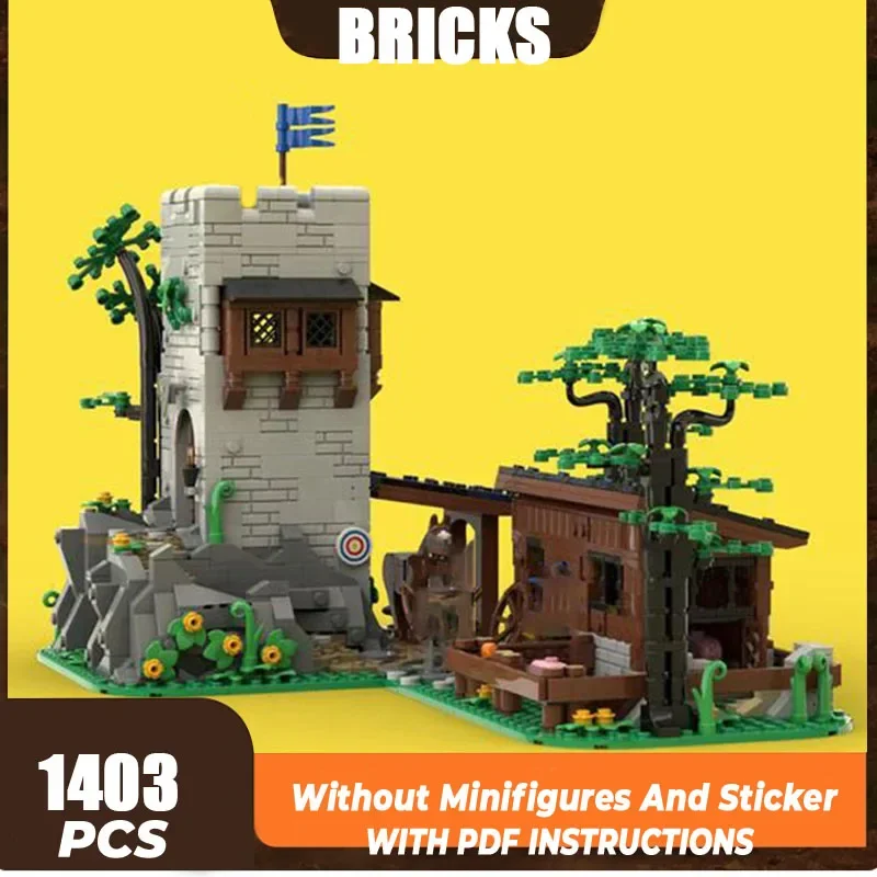 

Moc Building Bricks Medieval Military Model Eagle Watchtower Technology Modular Blocks Gifts Toys For Children DIY Sets Assembly
