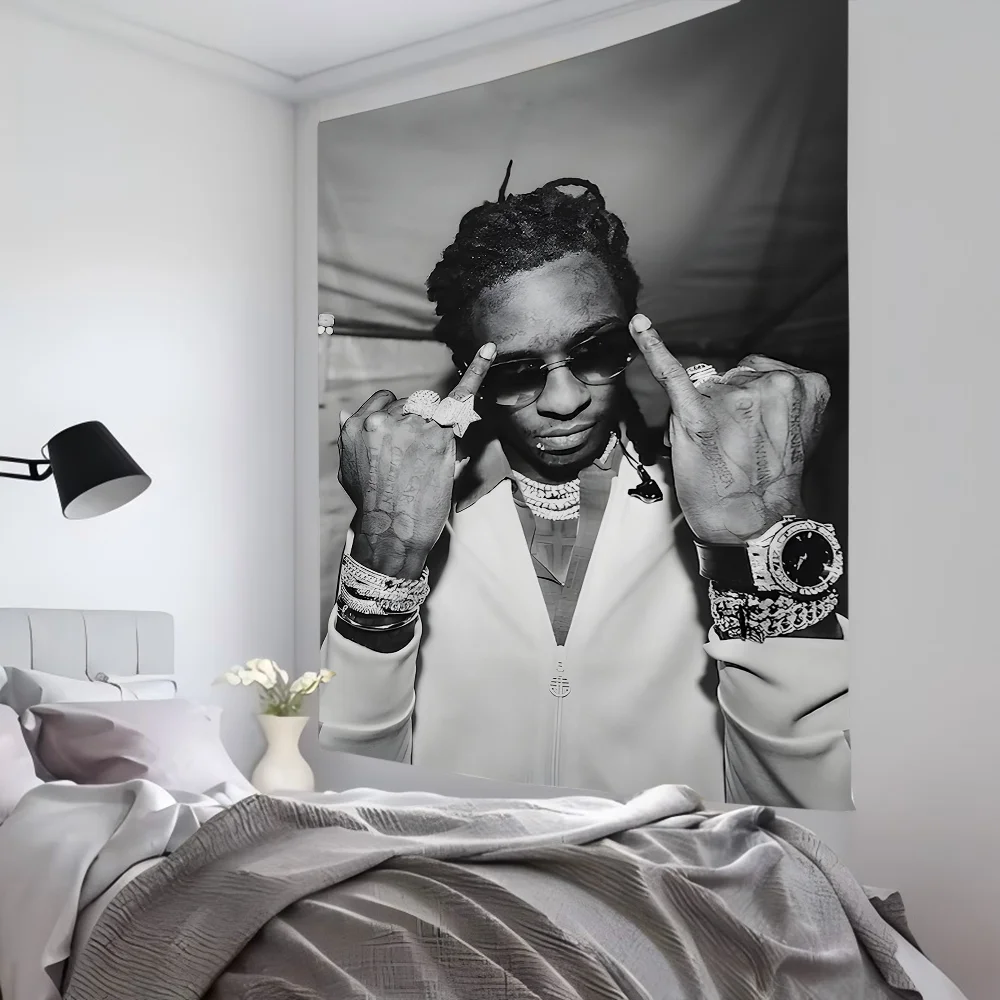 الشباب البلطجة البوب الهيب هوب الراب ستار نسيج غرفة ديكور قماش صوفي حفلة معلقة خلفية غرفة ديكور غرفة الطفل #2