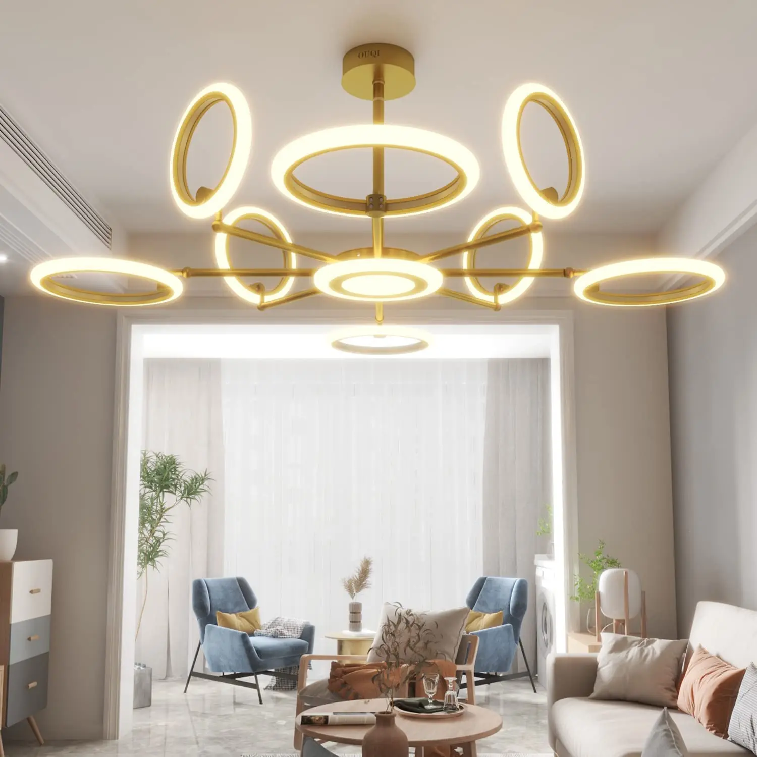 

Modern Led Ceiling Light Fixture for Living Room Lighting Led Ceiling Light 3 Color Smart Dimmable LED Lamp Lighting Fixture