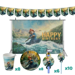 Paddington Bears Birthday Party Decorations TV Series Theme Supplys Banner Cups Plates Movie