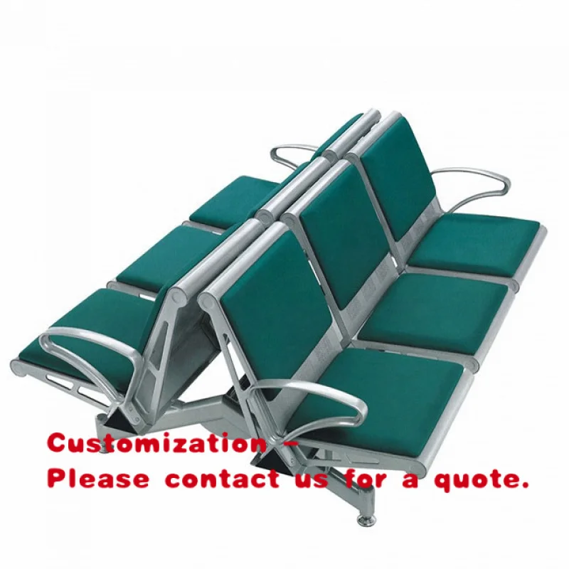 custom.Bus Station Waiting Area Chair Hospital Airport 6-seater Waiting Chair with Leather Packing Modern Public Chair YA113