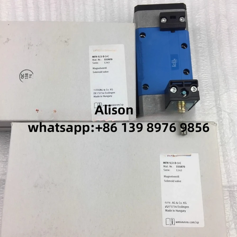 

NEW Solenoid valve 150981 MFH-5/2-D-1-C 151851 MFH-5/2-D-2-C 151870 MFH-5/2-D-3-C