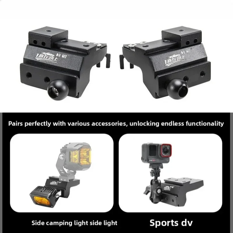 Car A-Pillar Led Spotlight Expansion Bracket Modified Front Engine Hood Quick-Release Light Stand For Xiaomi SU7 2023-2025