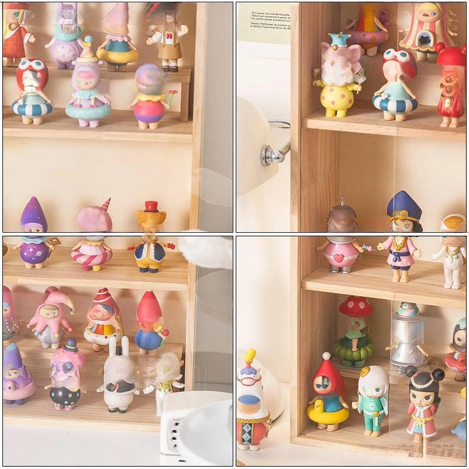 Display Case for Collectibles Storage Organizer for Toys Miniature Figurines