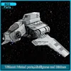 미디 스케일 Nu-class 공격 셔틀 Moc 빌딩 블록 제국 우주선 기술 벽돌 모델 컬렉션 디스플레이 장난감 선물 5