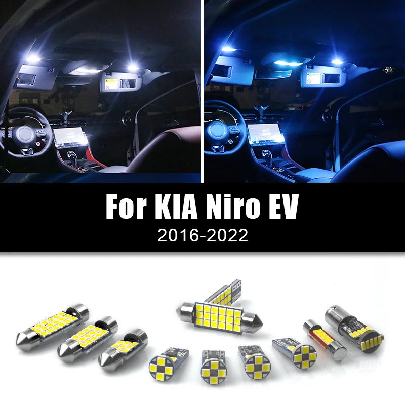 

For Kia Niro 2016 2017 2018 2019 2020 2021 2022 Niro EV Car LED Interior Reading Light Vanity Lamp Mirror Trunk Lamp Accessories