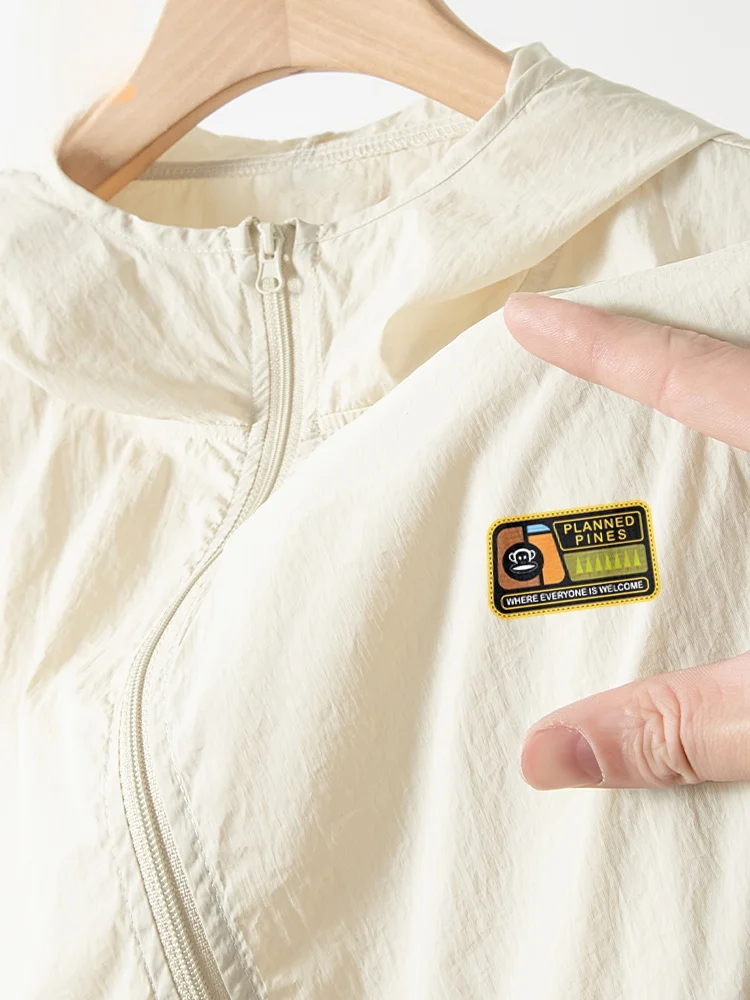 

Мужская летняя легкая толстовка с длинными рукавами и капюшоном Large Mouth Monkey для занятий спортом на открытом воздухе, с защитой от ультрафиолета