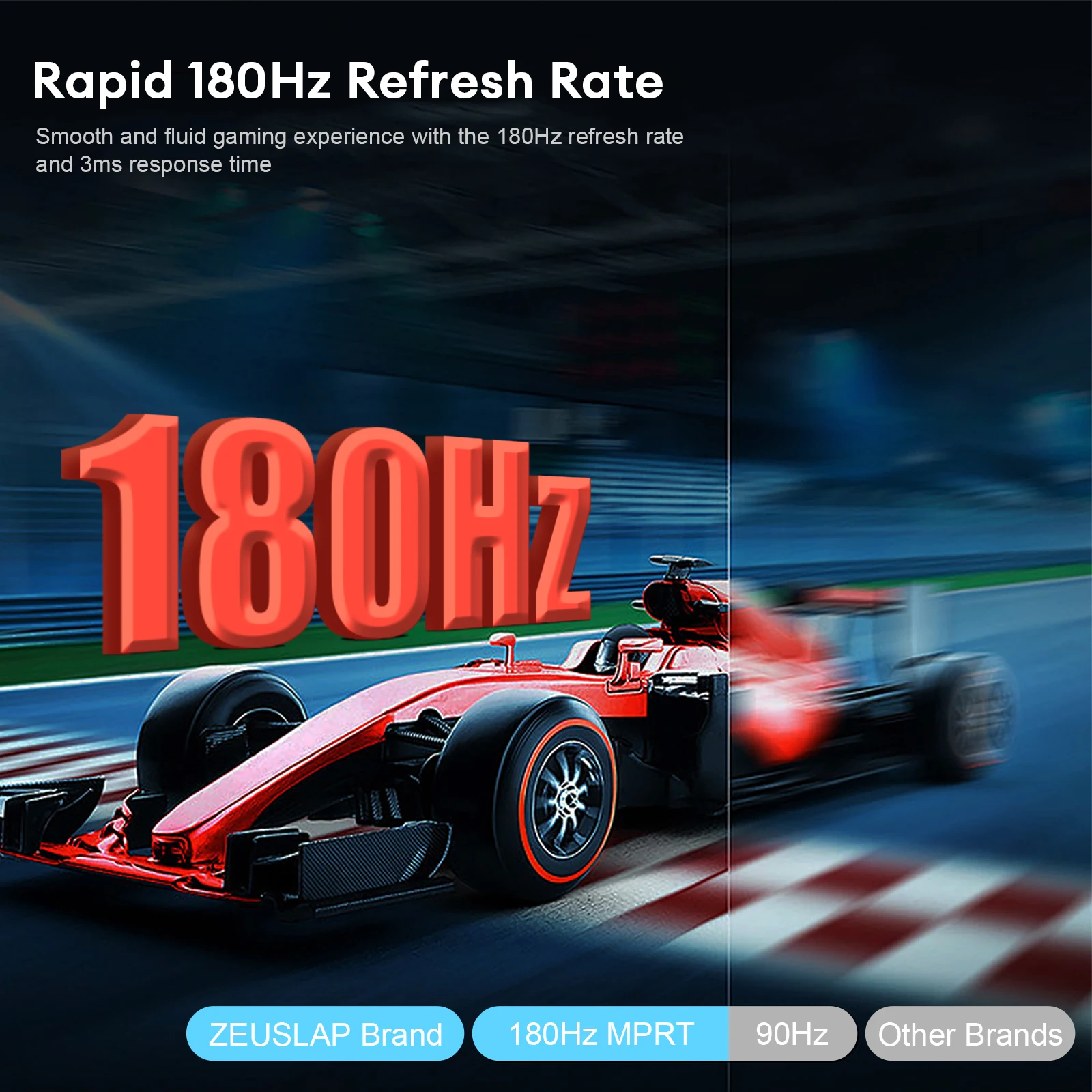ZEUSLAP 16inch 180Hz High Refresh Rate 100%sRGB IPS Ultrathin Gaming Monitor for phone, ps5, laptop, pc second extend screen