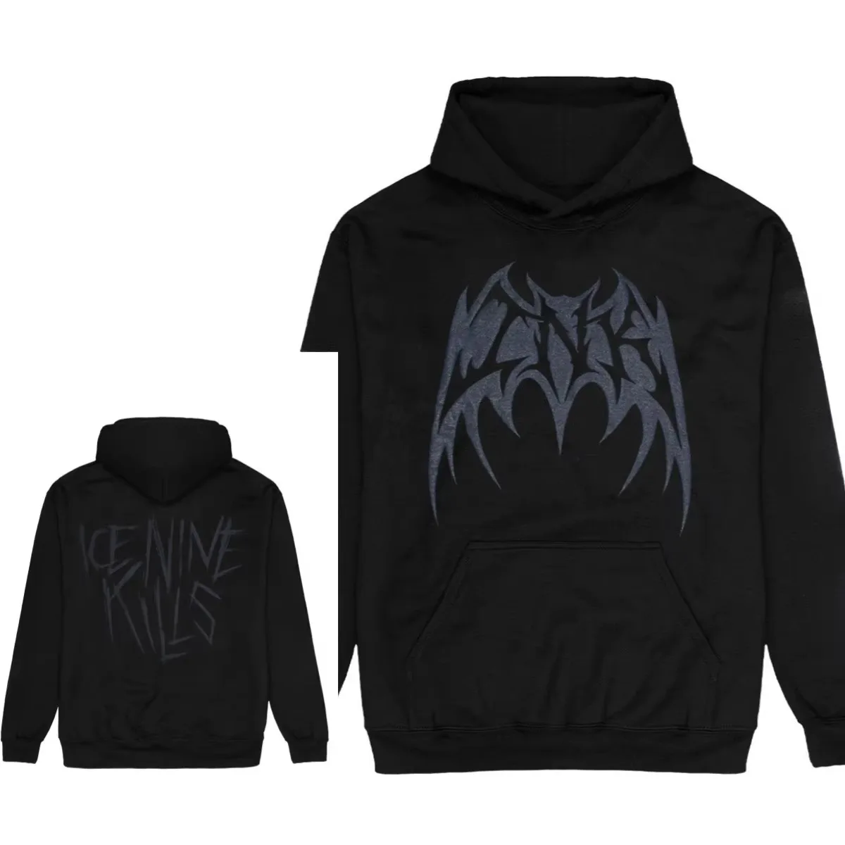 Ice Nine Kills Terrifier Art The Clown Band Grafik-Kapuzenpullover für Herren und Damen, Streetwear-Pullover – Detail 3