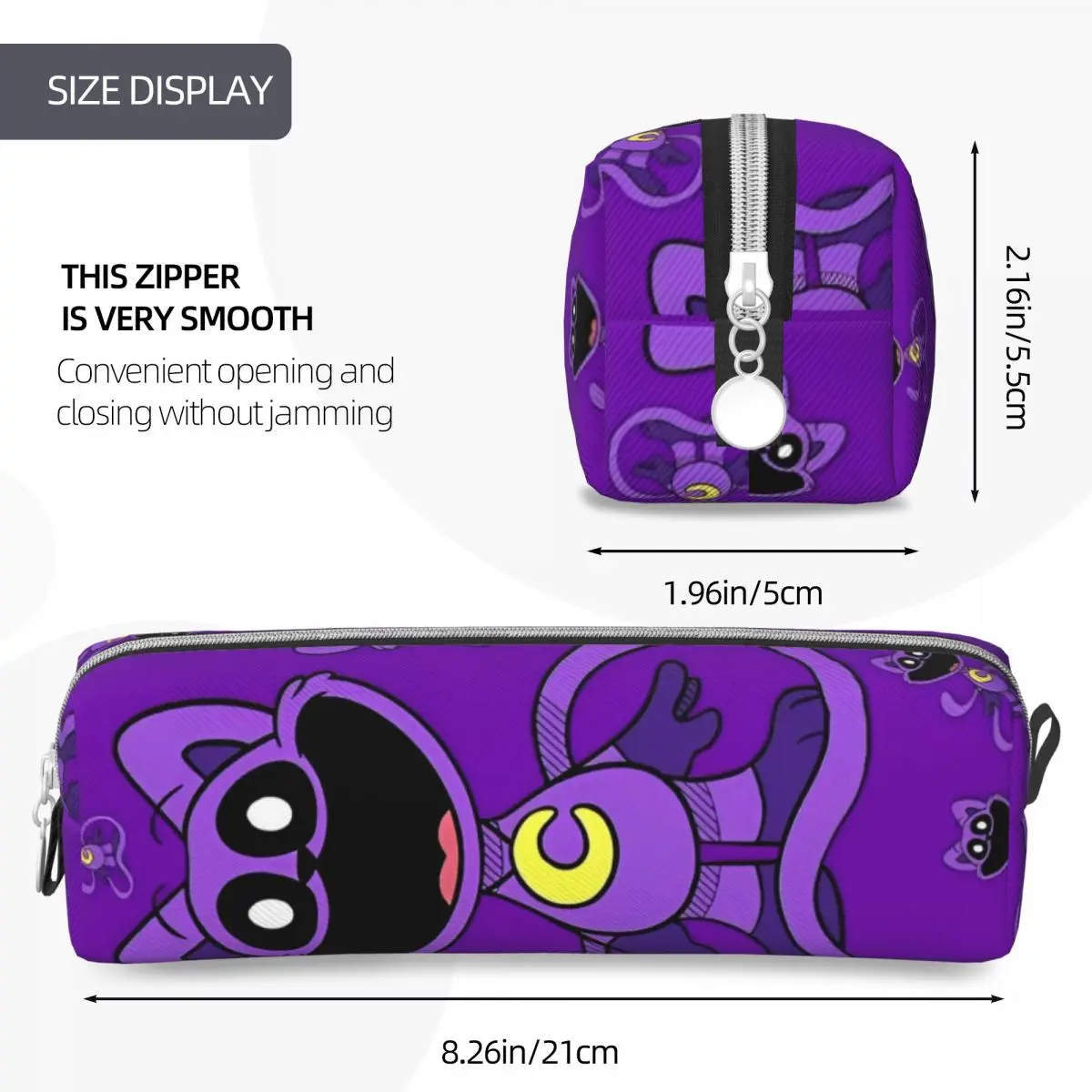 Imagem -04 - Cute Cartoon Catnap Pencil Cases Pen Box para Estudante Grande Capacidade Bags Presentes de Escritório Papelaria Novo