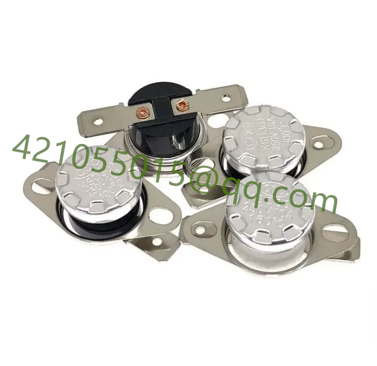 10 pieces, manual reset temperature control switch KSD301-R/KSD303 40 ° C~150 ° C 10A250V temperature controller