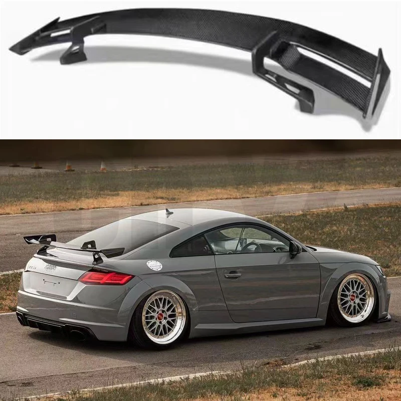 Számára audi tt tts ttrs R8 MK3 mk2 Találat Jó minőségű Eltorzult Szénrúd Izomrost hátsó Épületszárny Idegtörzs hátsó Találat TTRS GT stílusú