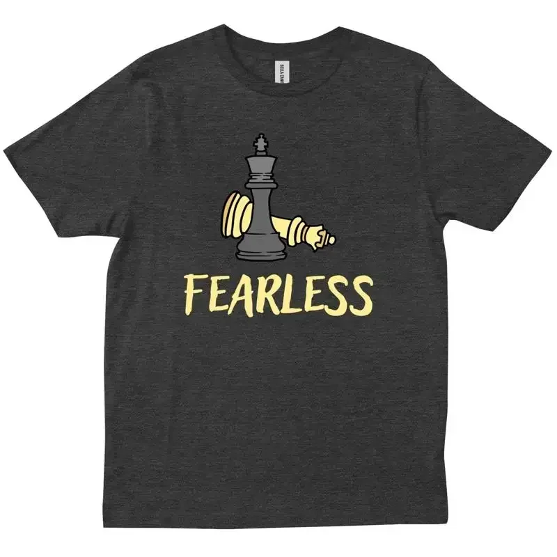 Funny Chess Fearless Player Smart Birthday Trendy New T shirt