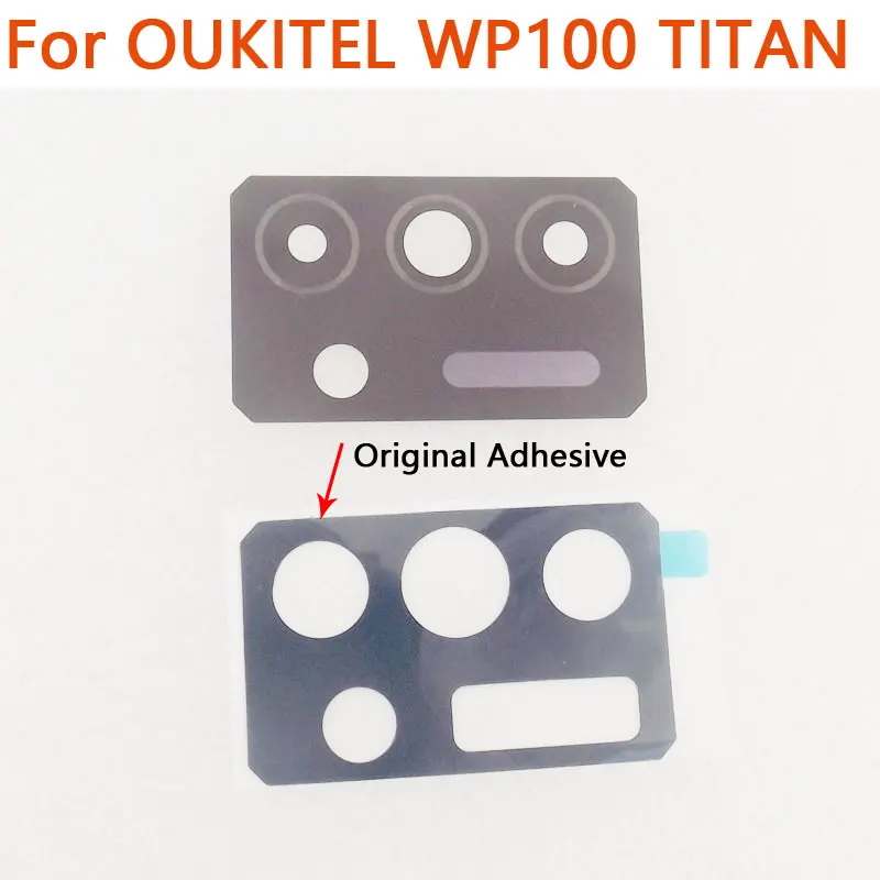 جديد وأصلي OUKITEL WP100 Titan عدسة الكاميرا الخلفية عدسة الإسقاط غطاء زجاجي مع لاصق لهاتف OUKITEL WP100 Titan هاتف ذكي #2