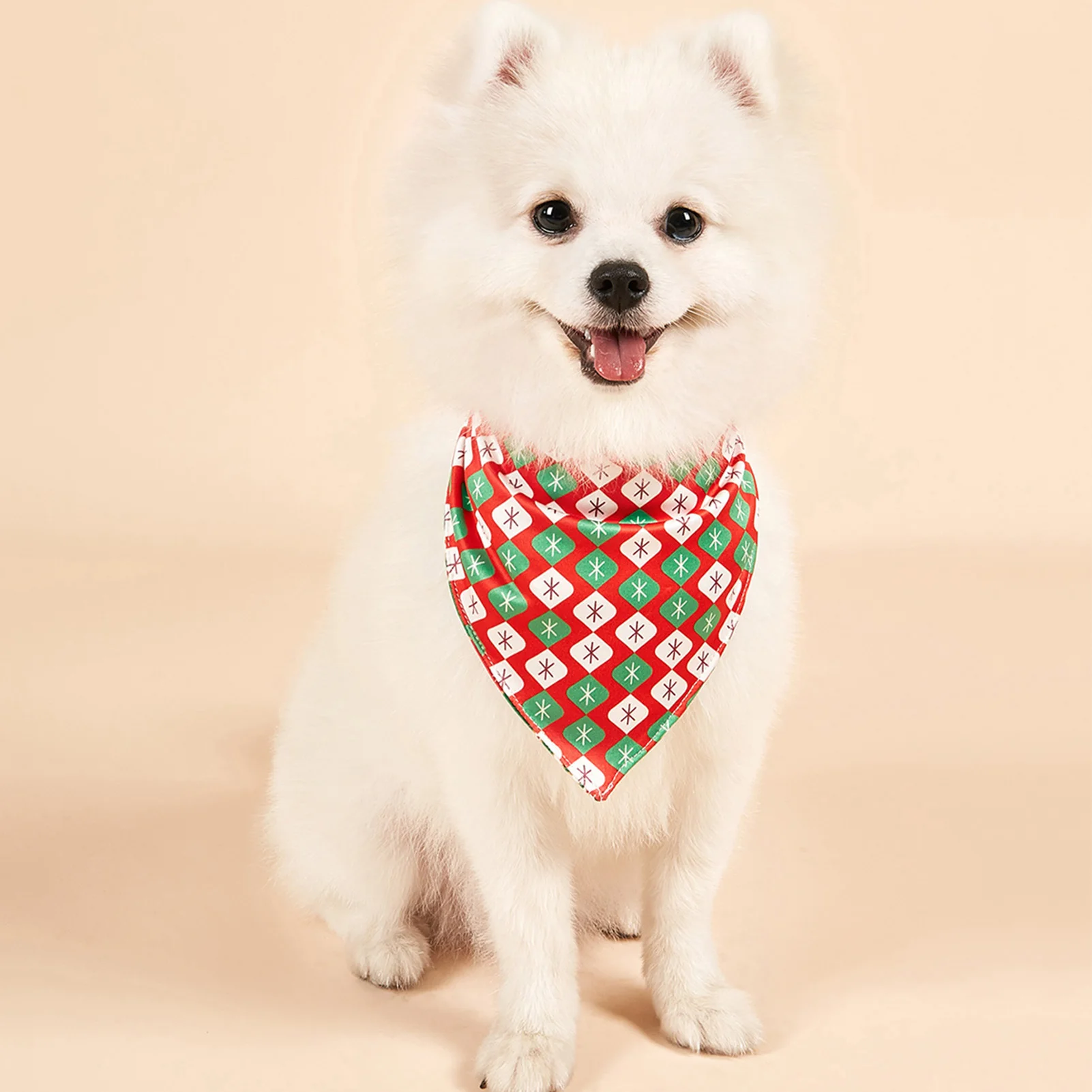 Bandanas de Navidad para perro, bufanda de Papá Noel para mascotas, Bandana de vacaciones para perros pequeños y medianos, vendaje Triangular para cachorros