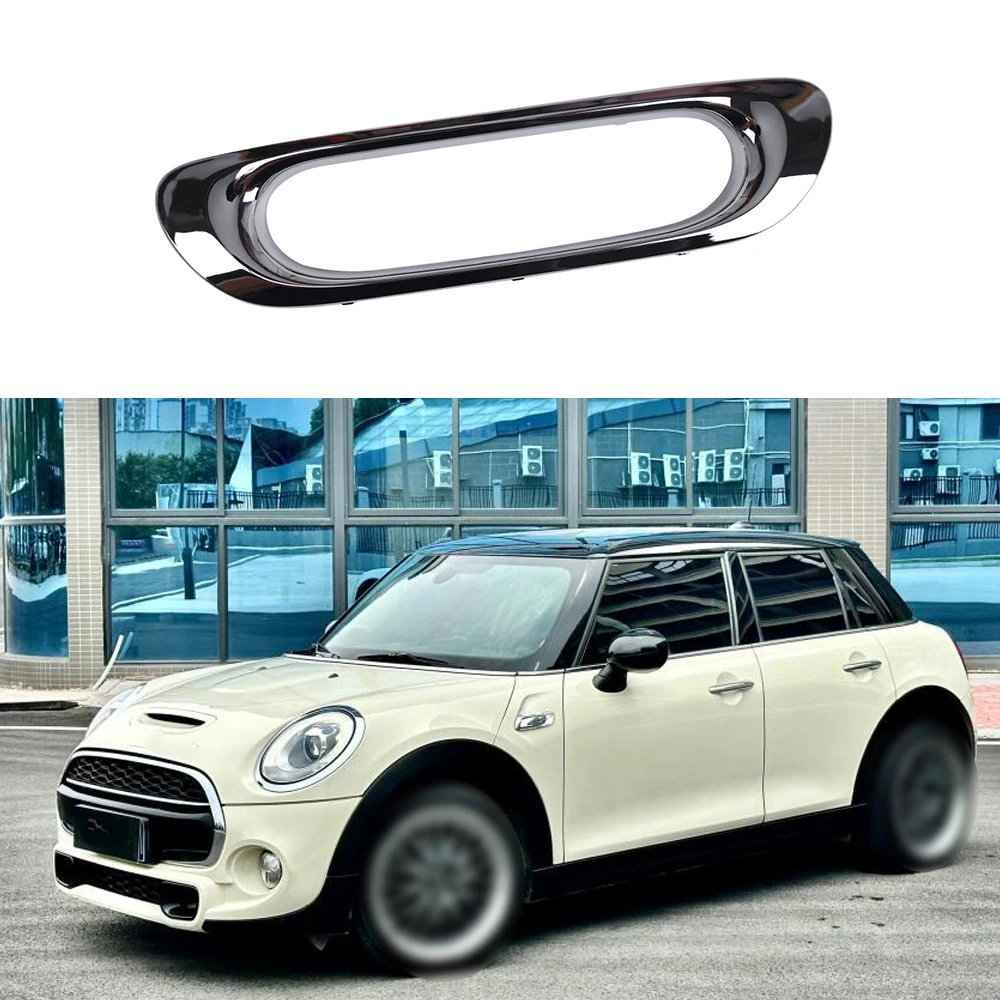 

1pc Car Rear Bumper Fog Light Trim Chrome Cover for Mini Cooper F55/F56/F57 2013-2016 Rear Fog Bar Brake Light Bezel 51127365737