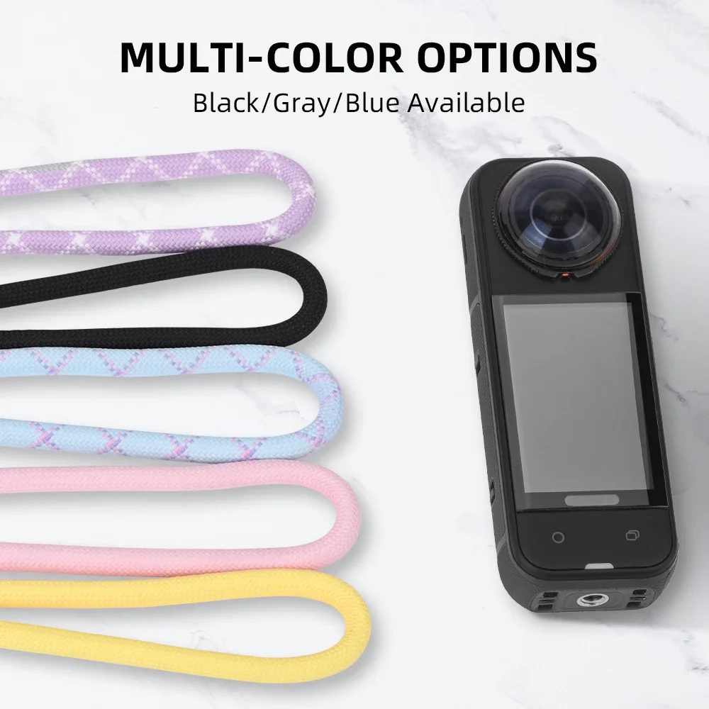 Smycz Flymile do DJI OSMO Pocket 3/Osmo 360/Action 5 Pro/Insta360 X5 do iPhone'a, pasek na nadgarstek, akcesoria zapobiegające zgubieniu