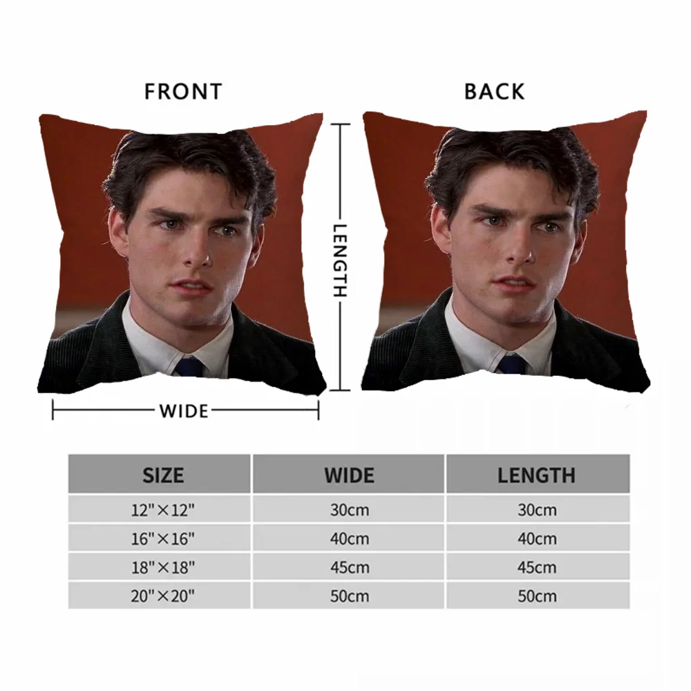 Laumango T-Tom Cruise Cushion Cover 45*45 Short Plush 45x45 Cushions Covers Decorative Pillowcase Decor 40x40 Twin Size Bedding