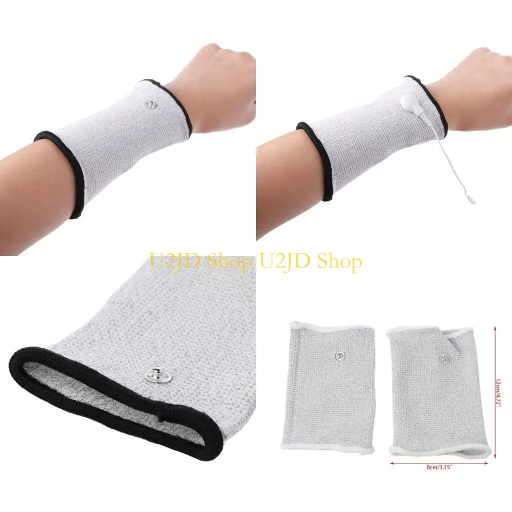

U2JD Conductive Electrode Massage Wrist For Physiotherapy Pain Relief Wristguard