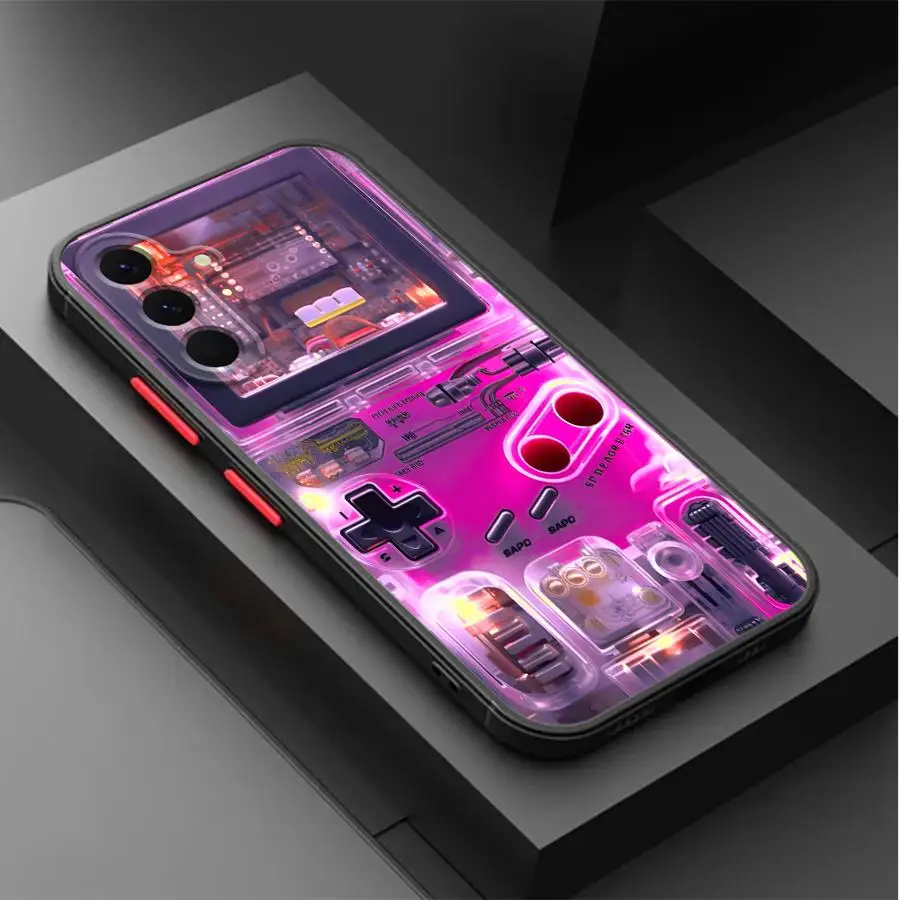 حافظة آلة الألعاب المحملة لهاتف سامسونج جالاكسي A35 A33 A54 A34 A24 A73 A36 A21s A52 A56 A25 A26 A53 غطاء هاتف خلفي #2