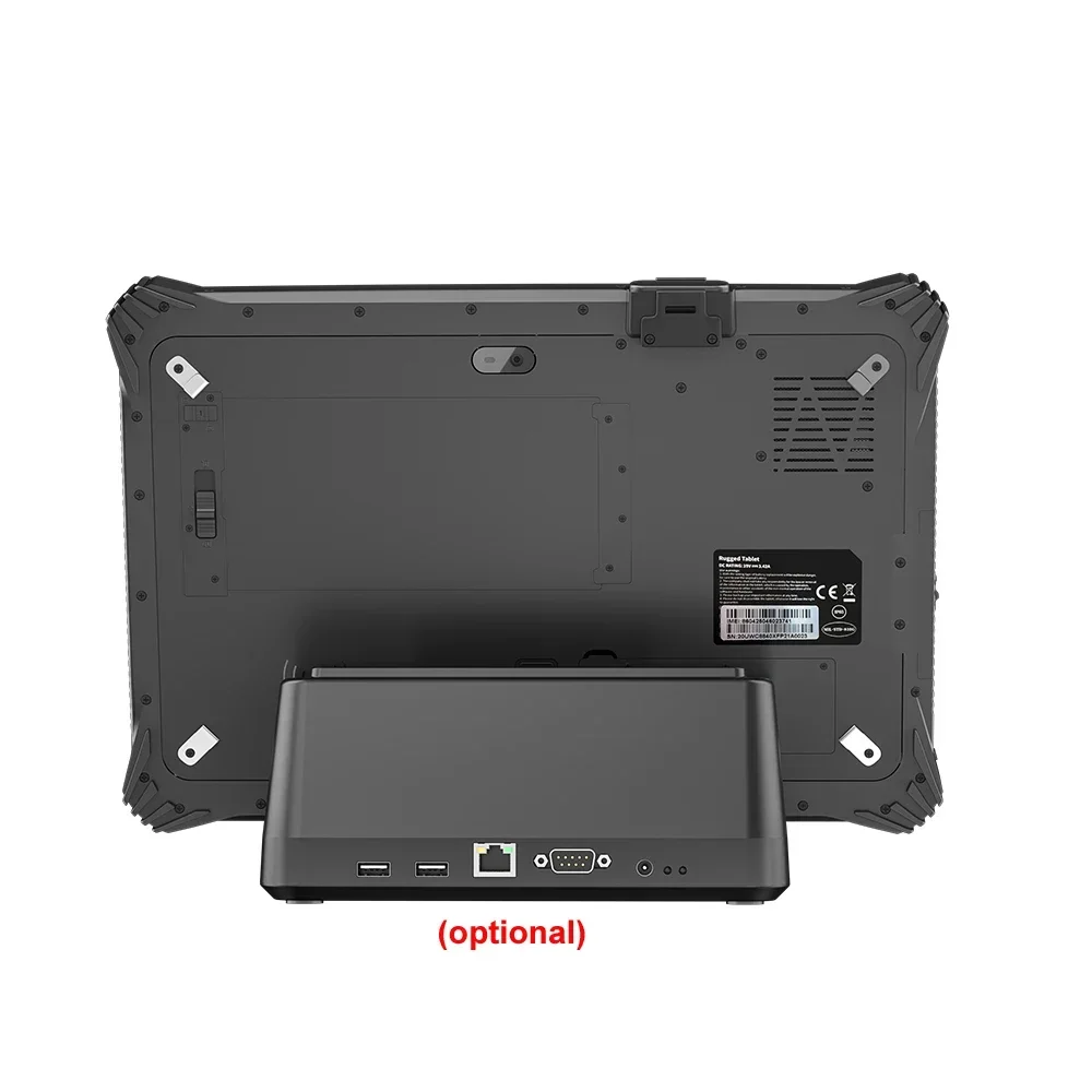 Kcosit K20A Ruggedized Tablets PC FAN Windows 11 12.2 Inch Intel I7-1255U 16GB RAM 4G LTE RS232 GPS MIL-STD-810G Dual Battery