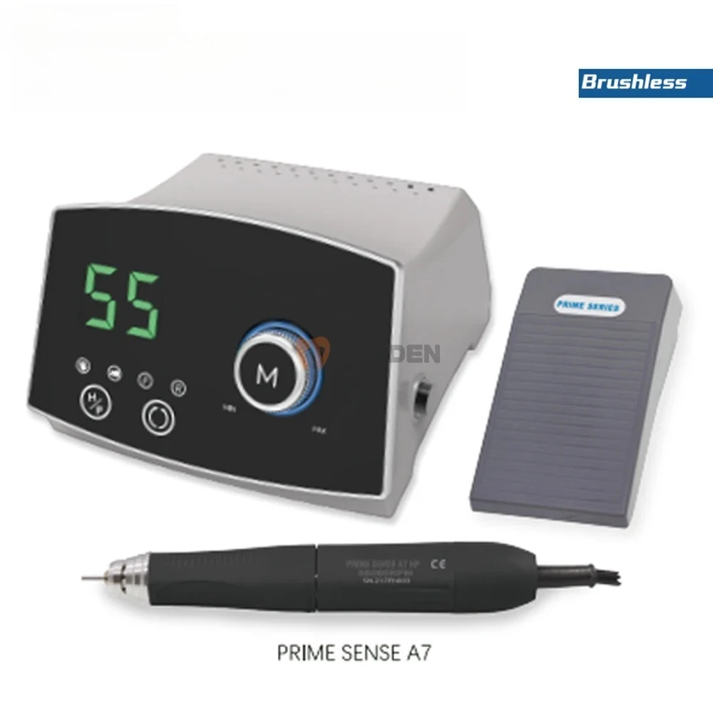 240W       Brushless Micromotor 55000RPM Speed Prime Sense A7 Strong Micromotor BLDC Motor Nail Jewelry Polishing Equipment