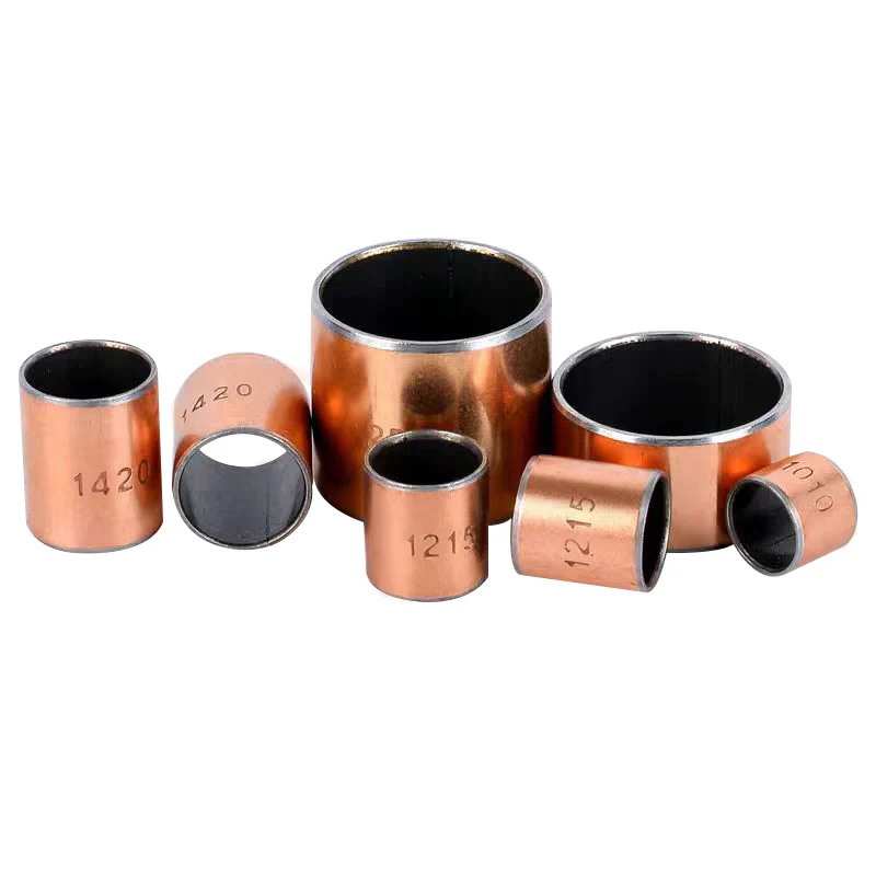 

10Pcs/lot Self-lubricating Bearing SF-1 Composite Copper Sleeve Oil-free Bushing Wear-Resisting Bushing ID 40/50mm