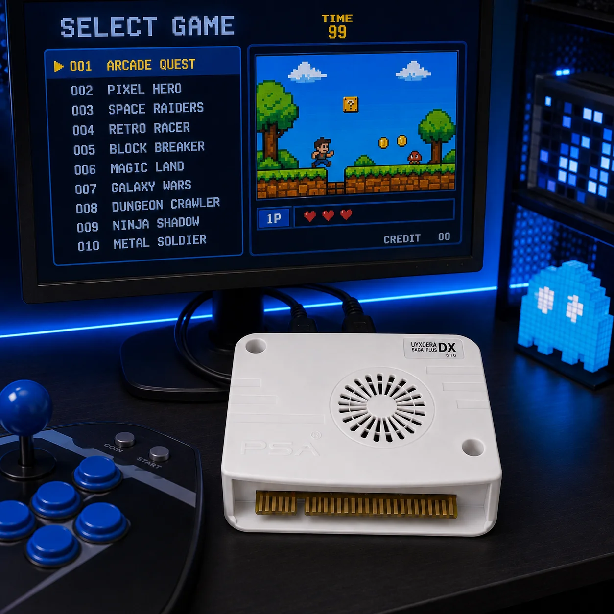 لوحة ألعاب باندورا ساجا بلس DX - مراجعة Usb Game Board Jamma وسعره