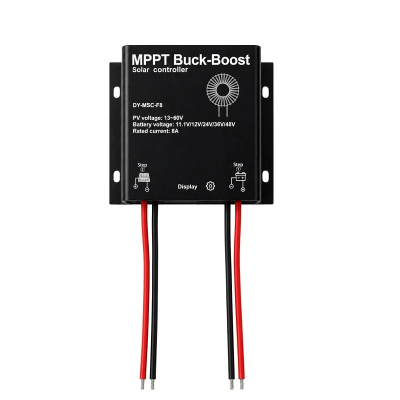 18V-50V Voltage Boost MPPT Solar Controller 11.1V 12V 24V 36V 48V Waterproof Photovoltaic Regulator