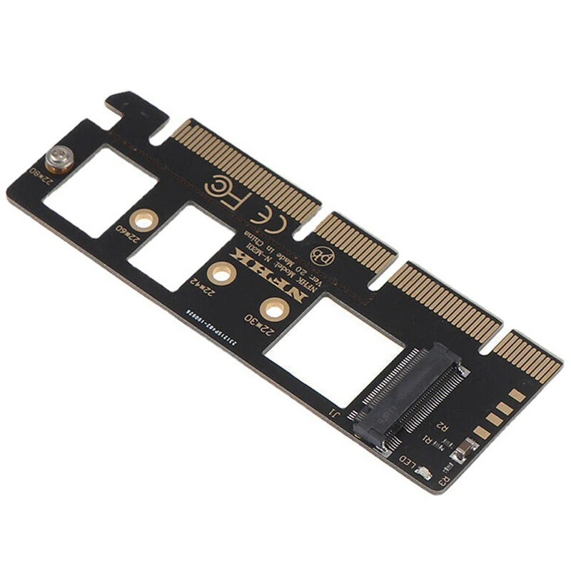 M.2 NVMe SSD NGFF To PCIE X16 Adapter M Key Interface Card Support PCI-e PCI Express 3.0 2230-2280 Size M.2 M2 Pcie Adapter