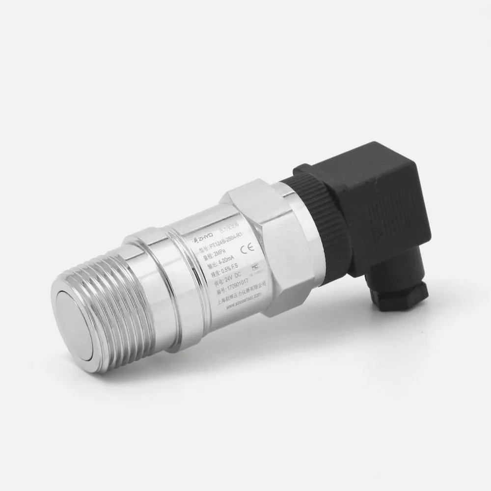 

ZHYQ PT124B-2504 TBM Mud Pressure Transmitter SS304 Material IP65 Protection for Brick Making & Pipe Jacking Machines