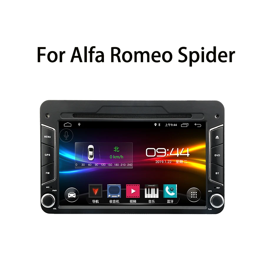 7 "Android 14 รถวิทยุสเตอริโอมัลติมีเดียสําหรับAlfa Romeo Spider 159 Brera Sportwagon 360 กล้องCarplay Auto Wifi GPS SWC