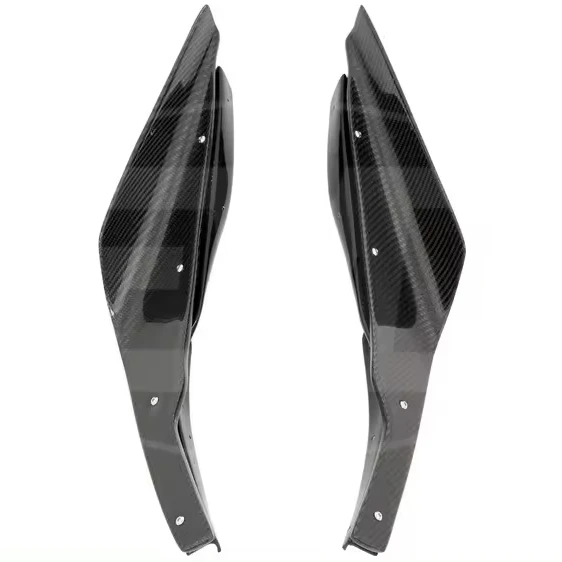 

VRS STYLE CARBON FIBER FRONT BUMPER CANARDS for 2008-2015 MITSUBISHI LANCER EVO 10