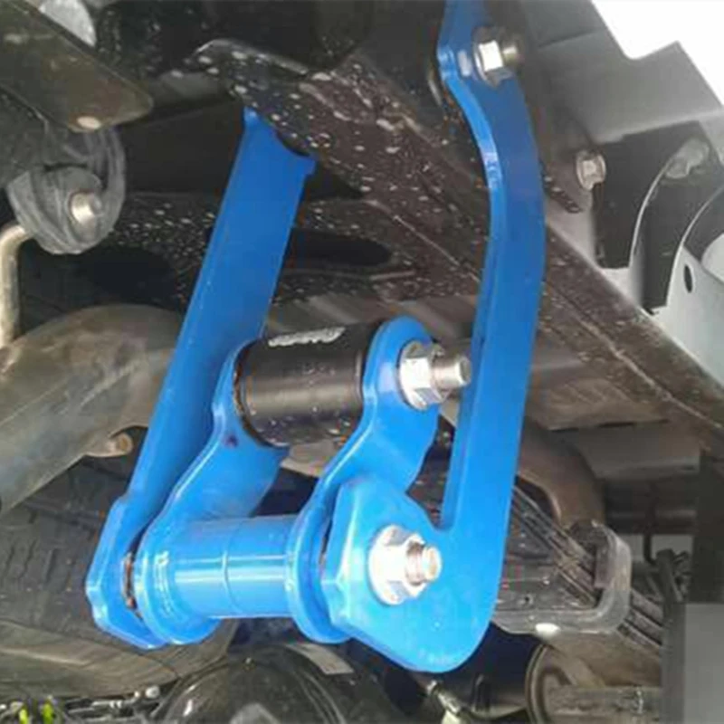 4X4 Heavy dut-y Lift Kits 2 Inch Rear Leaf Spring Extension G-Shackles Steel Bushings New Condition for 2015+ HILUX REVO NAVARAi
