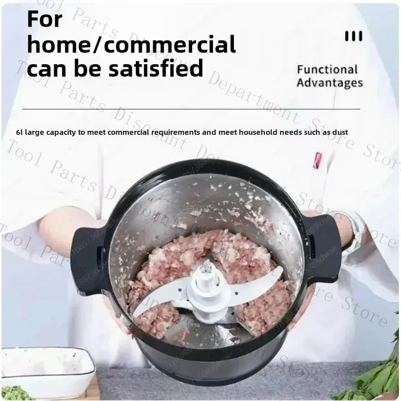 Cassava Plantain Yam Pounding Stainless Steel Pounder Fufu Maker African Household Kitchenware 6L