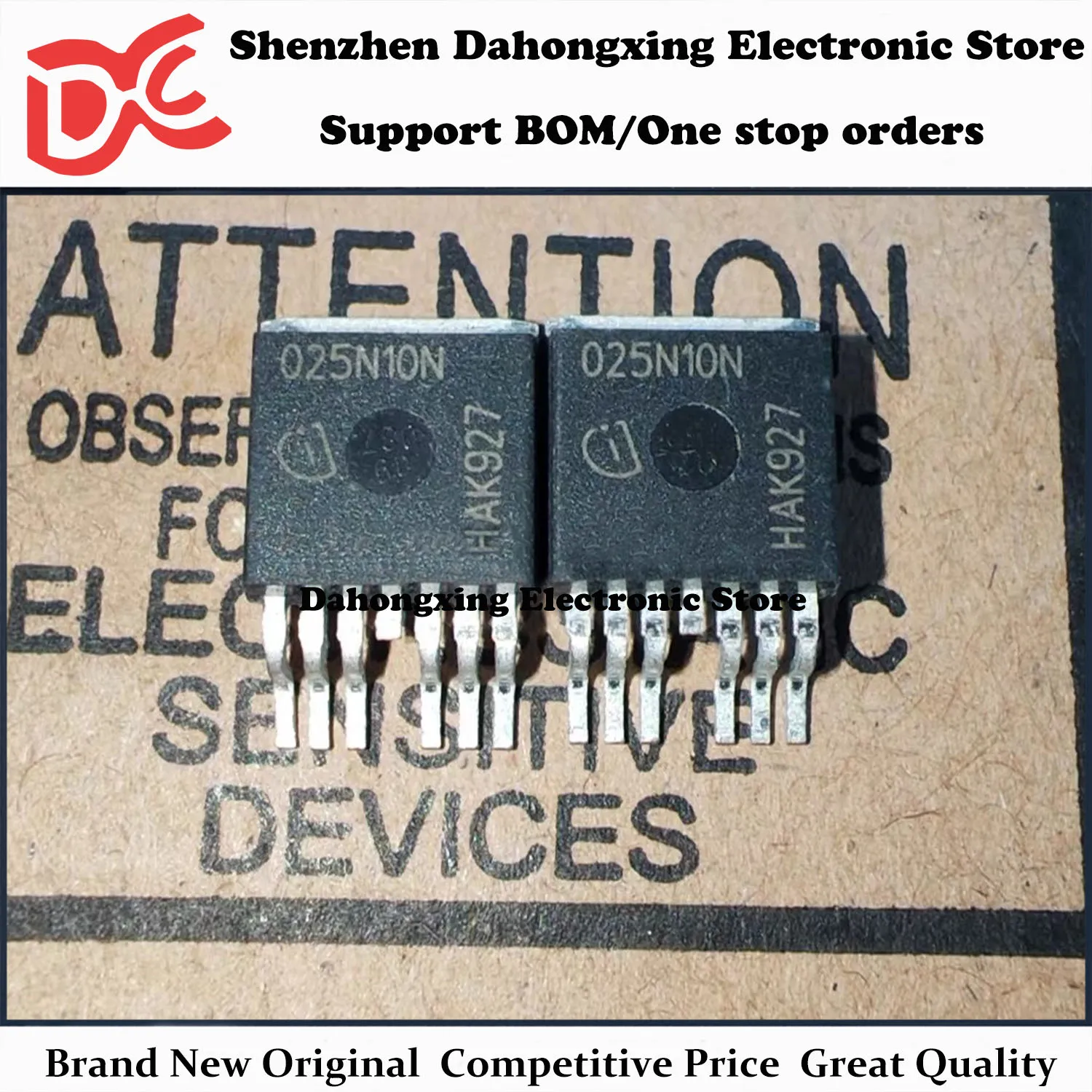 New Original 10Pcs 025N10N IPB025N10N TO-263 180A 100V Field-effect Transistor Electronic Components Great Quality