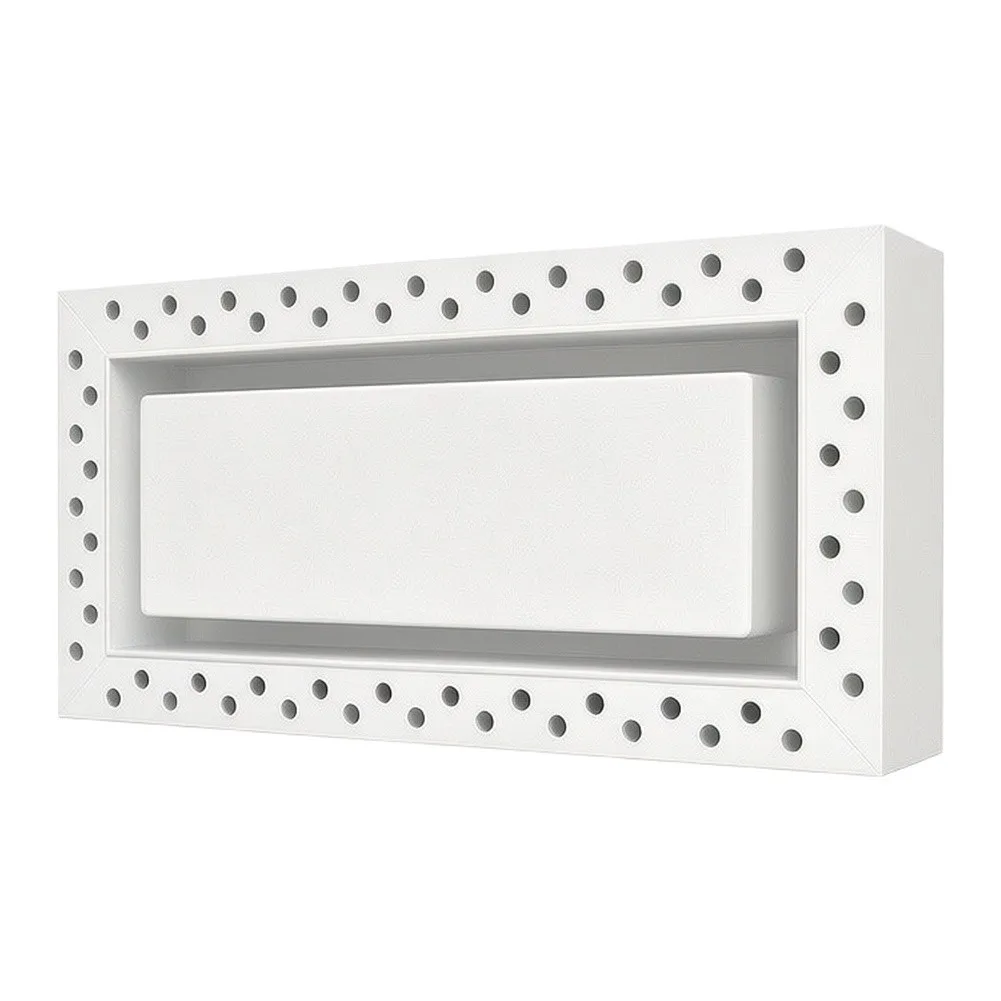 Invisible Central Air Conditioning Outlet for Frameless Design Aluminum Alloy 101mm/150mm/100mm/150mm Easy Install