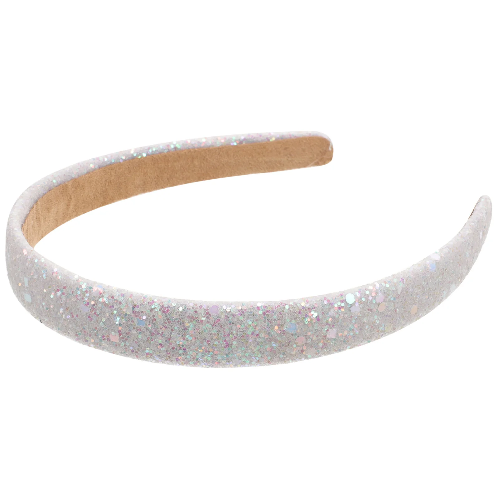 Diadema de lentejuelas doradas, diademas para niña, pinzas para el cabello de caramelo, accesorios, Pin, diadema para niña, decoración de arcoíris brillante para Yoga