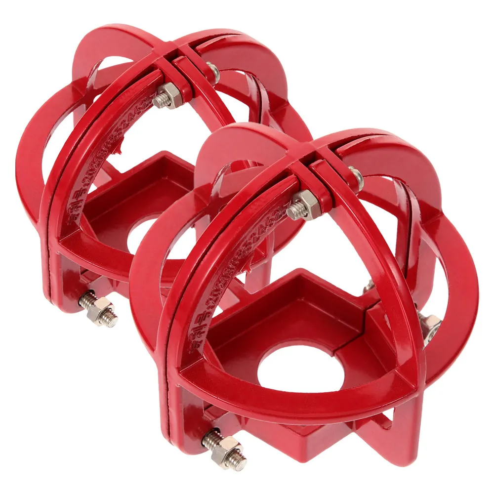 2Pcs Robust Sprinkler Head Cage Guard with Smoke Sensor Protection Fire Safety Cover for Indoor Outdoor Ceiling Drywall Mount