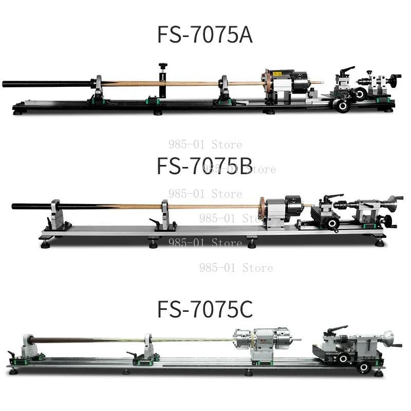 FS-7075D Variable Speed Pool Cue Repair Lathe 2024 Hot Sale Professional Snooker Cue Refurbishment Machine