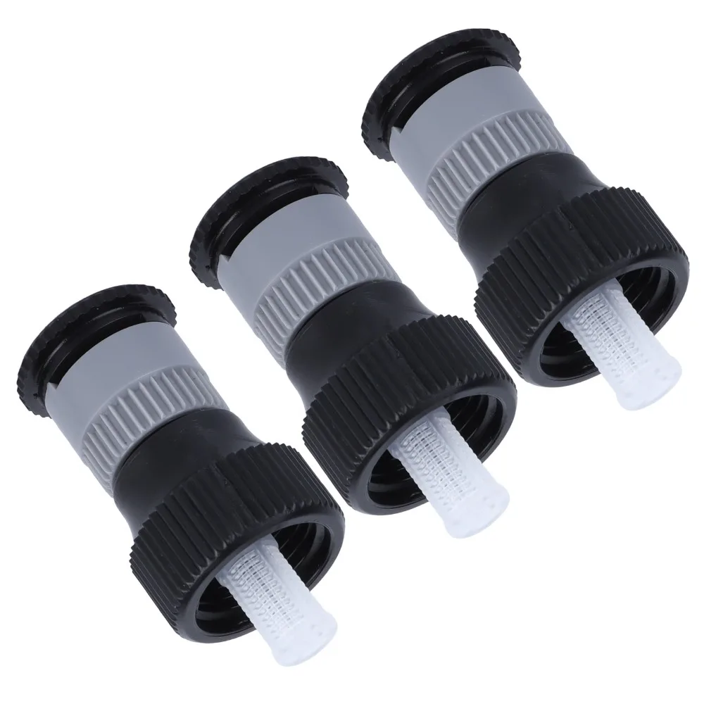 6pcs 360° Rotating Buried Spray Nozzle G1/2 Female Thread Large Area Coverage Lawn Sprinkler Head Plastic Easy To Use
