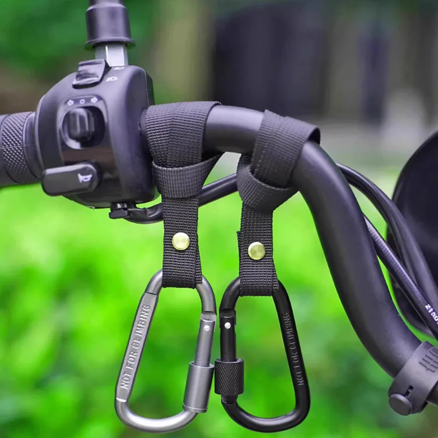 Gancho dianteiro para scooter elétrica, de alta qualidade, liga de alumínio, gancho para guidão de bicicleta, clipe sem broca